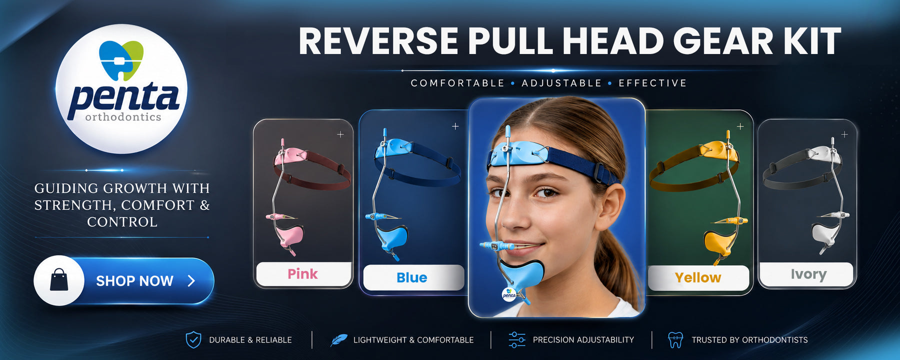 dental Reverse pull head gear kit