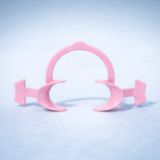 Cheek Retractor with handle pink