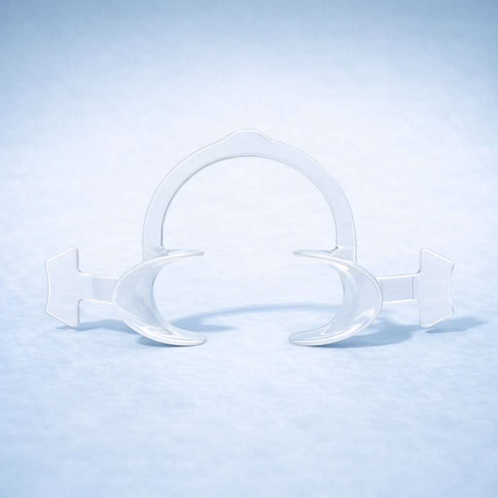 Dental Retractors with handle transparent