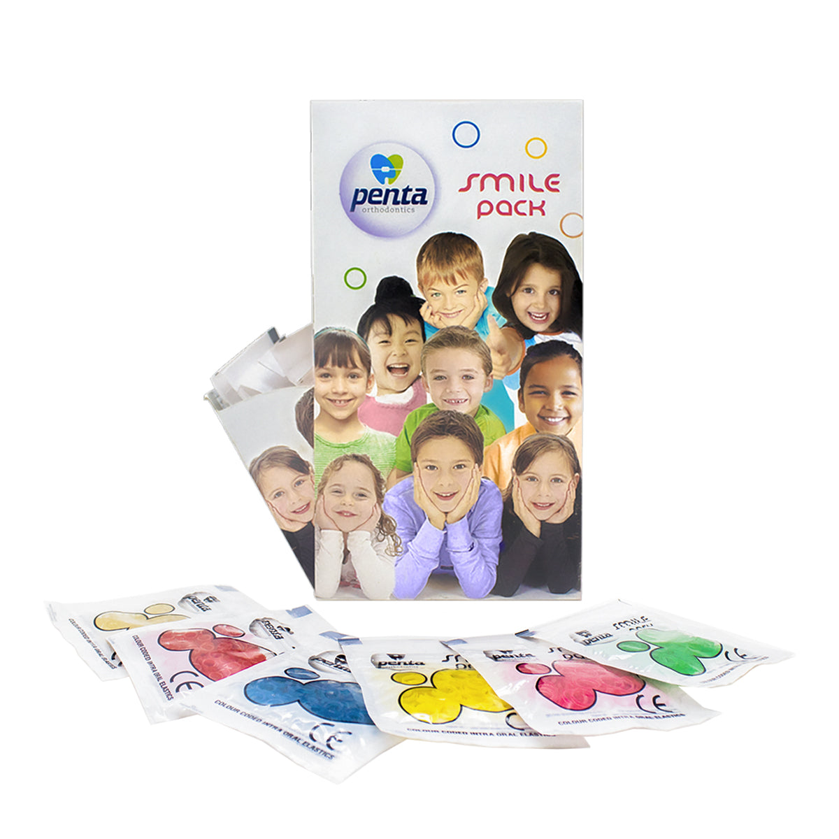 Smile Pack intraoral orthodontic elastics rubber bands for braces